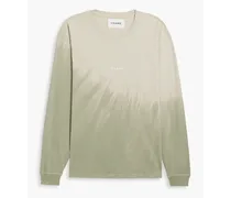 Printed cotton-jersey T-shirt - Green