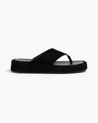 Elleme Suede platform sandals - Black Black