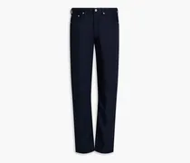 Tapered twill pants - Blue