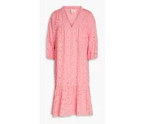 Agar broderie anglaise cotton dress - Pink