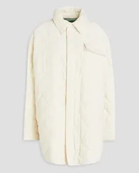 Emilio Pucci Quilted cotton-velvet jacket - White White