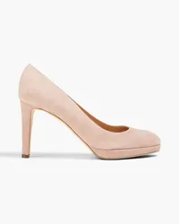 Sergio Rossi Madison suede platform pumps - Neutral Neutral