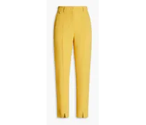 Wilder crepe tapered pants - Yellow