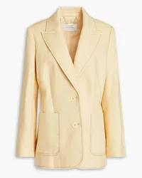 Zimmermann Linen blazer - Yellow Yellow