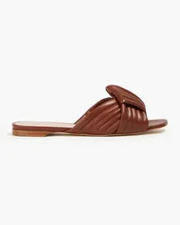 Rupert Sanderson Knotted leather sandals - Brown Brown