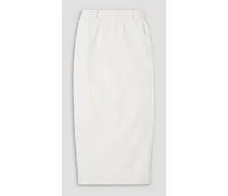 Chiamaera denim maxi skirt - White