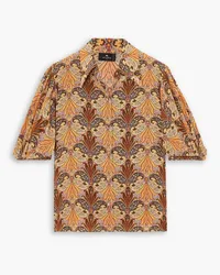 Etro Printed silk-crepe shirt - Neutral Neutral