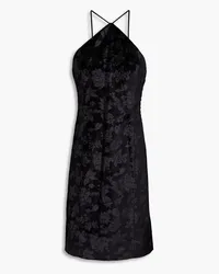 Rag & Bone Fara velvet-jacquard dress - Black Black