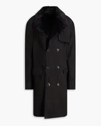 TOD'S Shearling coat - Black Black