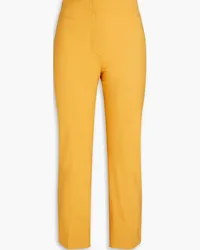 Jacquemus Pina cropped stretch wool slim-leg pants - Yellow Yellow