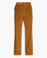 TOD'S Cotton-corduroy pants - Brown Brown