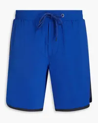 James Perse Mid-length striped swim shorts - Blue Blue