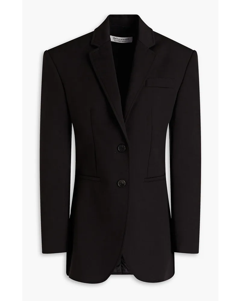 Philosophy Di Lorenzo Serafini Cotton-blend blazer - Black Black