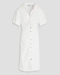 Sandro Knotted twill shirt dress - White White