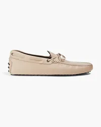 TOD'S Leather driving shoes - Neutral Neutral