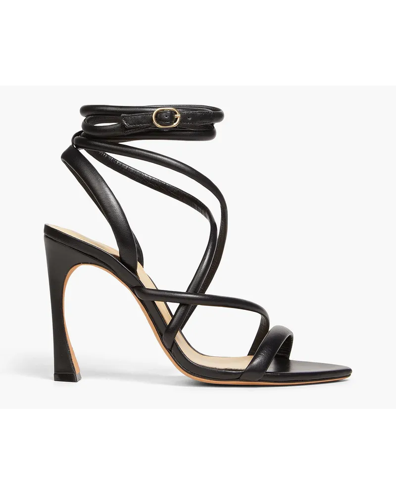 Alexandre Birman Fefe 100 leather sandals - Black Black