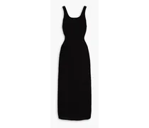 Bavaro cutout crepe midi dress - Black