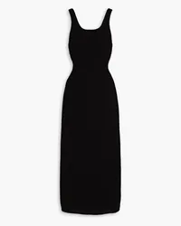 BONDI BORN Bavaro cutout crepe midi dress - Black Black