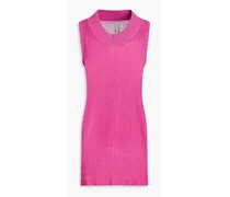 Ribbed cotton vest - Pink