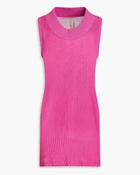 Rick Owens Ribbed cotton vest - Pink Pink