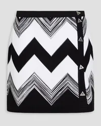 Missoni Cotton-blend crochet--knit mini skirt - White White