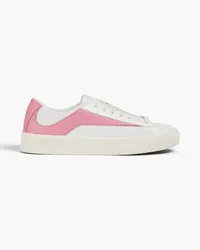 by FAR Rodina perforated leather and suede sneakers - Pink Pink