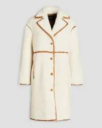 Maje Faux shearling coat - White White