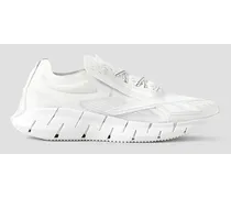 Project 0 ZS Memory Of appliquéd rubber-trimmed felt sneakers - White