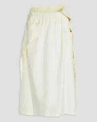 Y-3 Twill midi skirt - White White