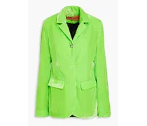 Archi velvet blazer - Green