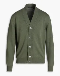 Slowear Zanone linen and cotton-blend cardigan - Green Green