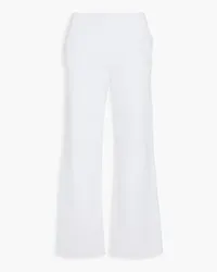 Acne Studios French cotton-terry wide-leg pants - Blue Blue