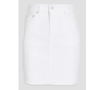 Isabela denim mini skirt - White