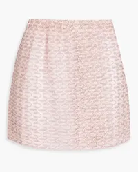 Missoni Wrap-effect crochet-knit mini skirt - Pink Pink