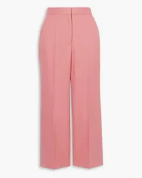 Stella McCartney Carlie cropped twill flared pants - Pink Pink