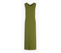 Eva cotton midi dress - Green