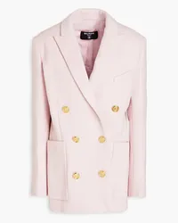 Balmain Double-breasted wool and cashmere-blend blazer - Pink Pink