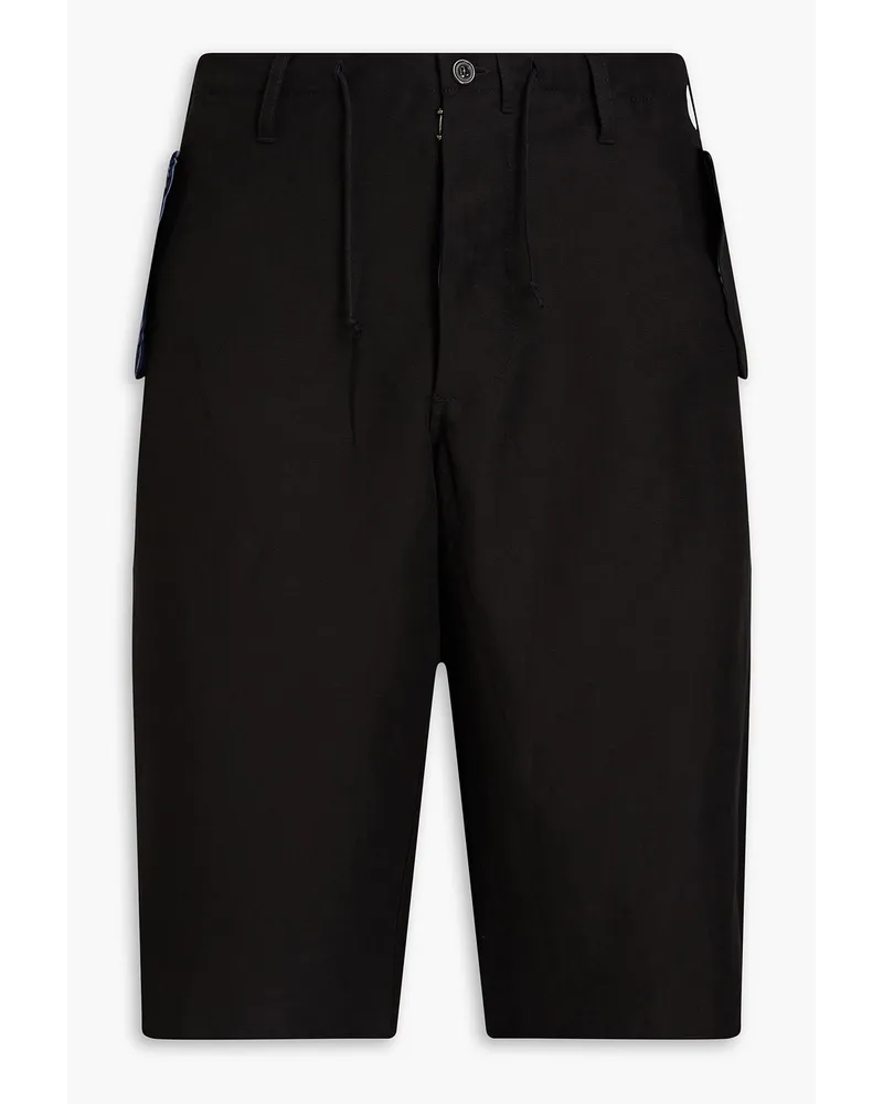 Maison Margiela Canvas drawstring shorts - Black Black