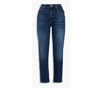 Malia high-rise tapered jeans - Blue
