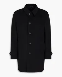 Dunhill Duben wool and cashmere-blend felt coat - Black Black