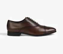 Leather Oxford shoes - Brown