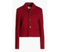 Cotton-jersey jacket - Red