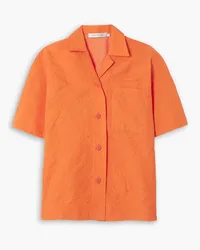 Christopher Esber Palm Tree cloqué shirt - Orange Orange