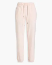 Zimmermann French cotton-blend terry track pants - Pink Pink