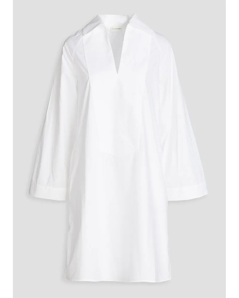 By Malene Birger Edanima cotton-poplin mini shirt dress - White White