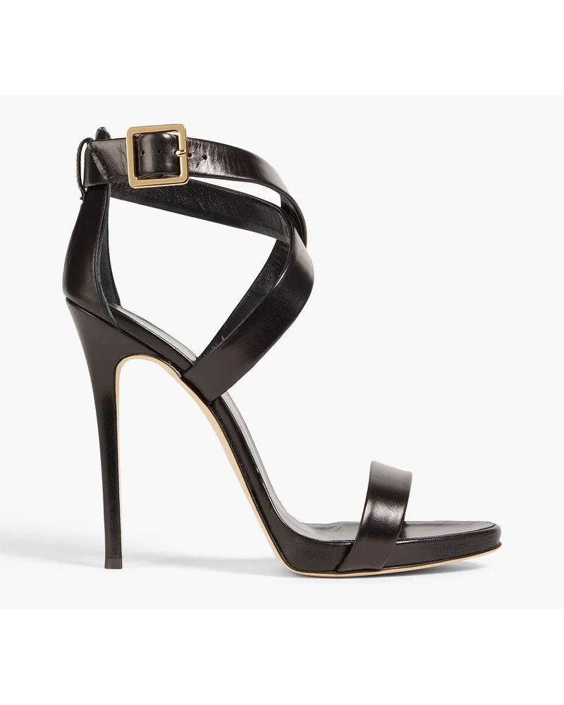 Giuseppe Zanotti Coline 110 leather sandals - Black Black