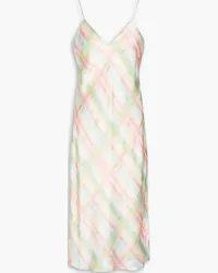 CAMI NYC Printed silk-satin slip dress - Pink Pink