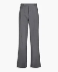 Thom Browne Pleated grain de poudre wool pants - Gray Gray