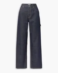 tibi Mid-rise wide-leg jeans - Blue Blue