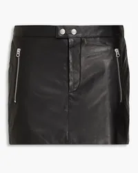 Rag & Bone Nora leather mini skirt - Black Black